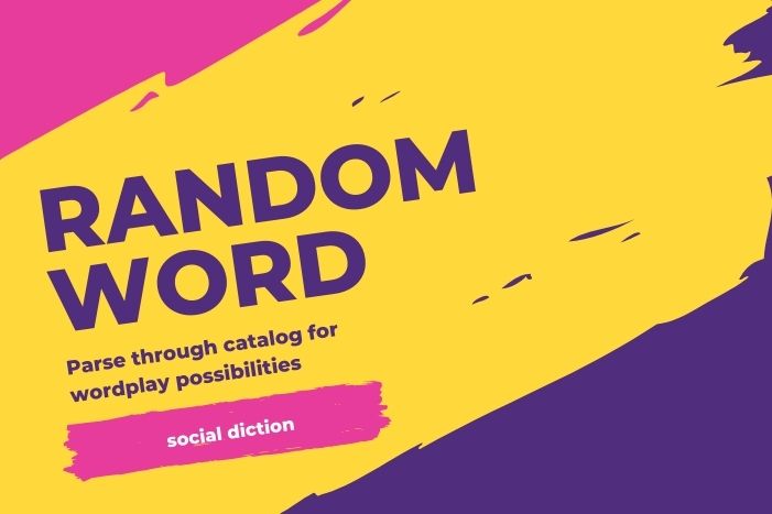 An image that says Random Word.